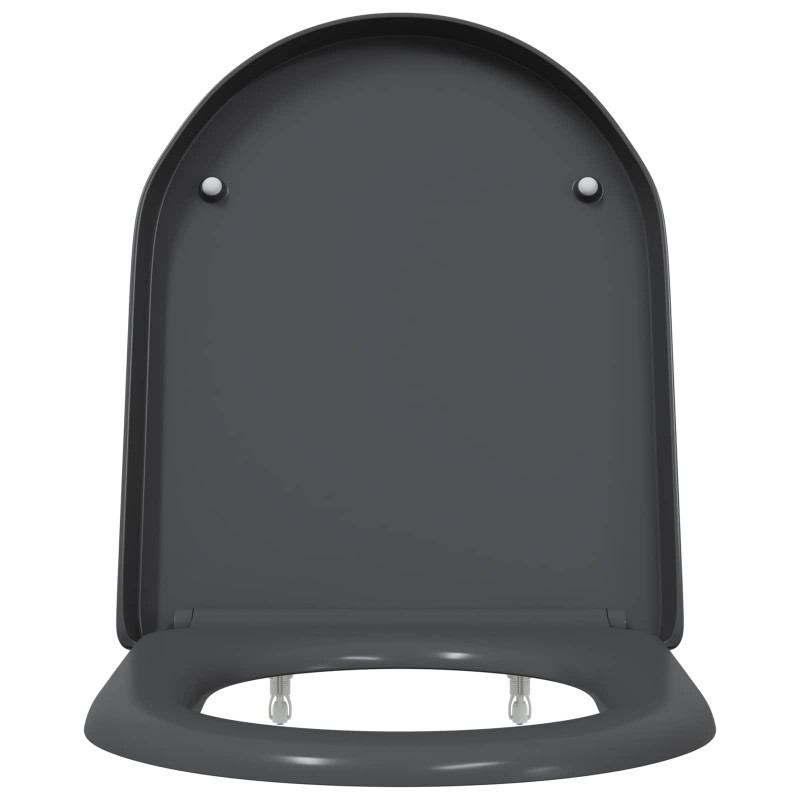 Deska toaletowa Antracyt 49 x 36 x 4 cm Duroplast