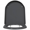 Deska toaletowa Antracyt 49 x 36 x 4 cm Duroplast