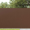 Ogrodzenie dwustronne brązowe 1,8x3 m PVC