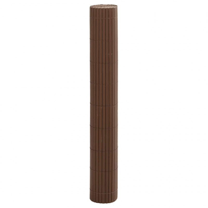 Ogrodzenie dwustronne brązowe 1,8x3 m PVC
