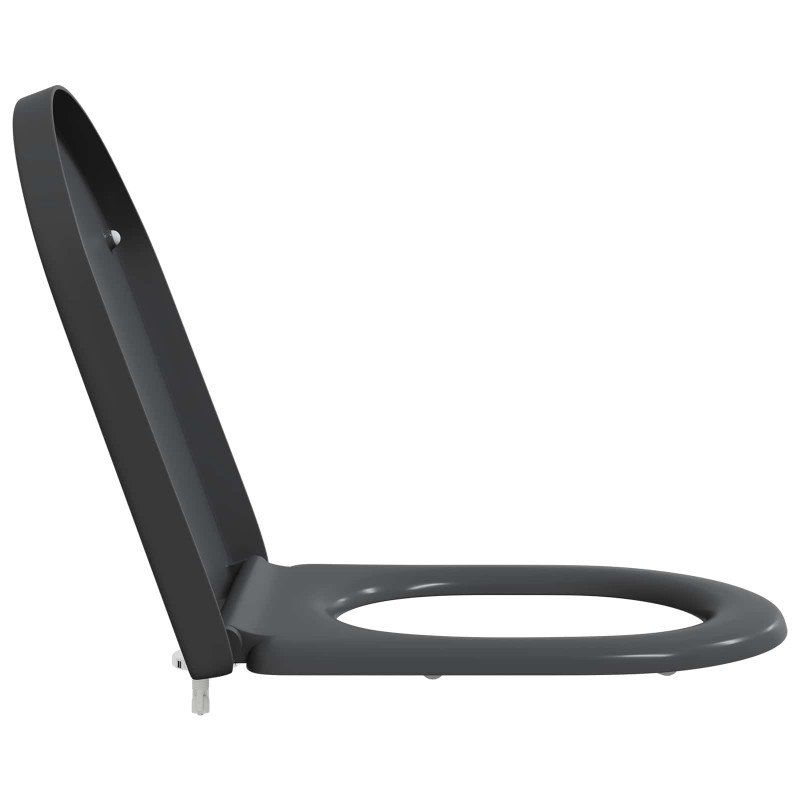 Deska toaletowa Antracyt 49 x 36 x 4 cm Duroplast