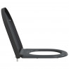 Deska toaletowa Antracyt 49 x 36 x 4 cm Duroplast