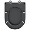 Deska toaletowa Antracyt 49 x 36 x 4 cm Duroplast