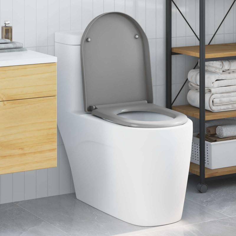 Deska toaletowa Szary 49 x 36 x 4 cm Duroplast