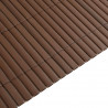 Ogrodzenie dwustronne brązowe 1,8x3 m PVC