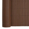 Ogrodzenie dwustronne brązowe 1,8x3 m PVC