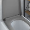 Deska toaletowa Szary 49 x 36 x 4 cm Duroplast