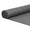 Ogrodzenie dwustronne szare 1,8x3 m PVC