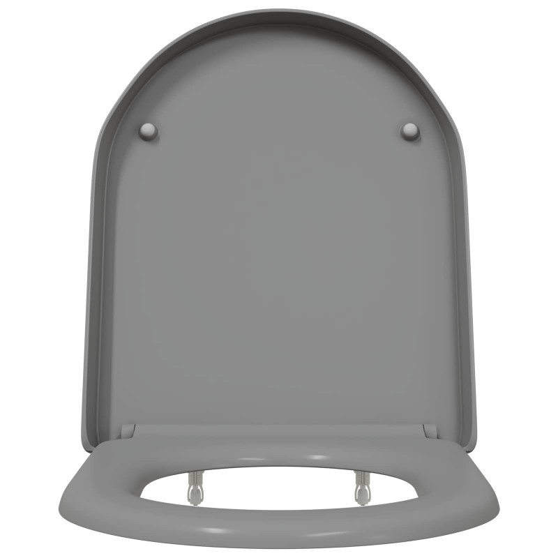 Deska toaletowa Szary 49 x 36 x 4 cm Duroplast