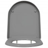 Deska toaletowa Szary 49 x 36 x 4 cm Duroplast