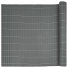 Ogrodzenie dwustronne szare 1,8x3 m PVC