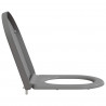 Deska toaletowa Szary 49 x 36 x 4 cm Duroplast