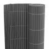 Ogrodzenie dwustronne szare 1,8x3 m PVC
