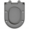 Deska toaletowa Szary 49 x 36 x 4 cm Duroplast
