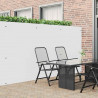 Ogrodzenie Ogrodowe Dwustronne Białe 1,8x5 m PVC