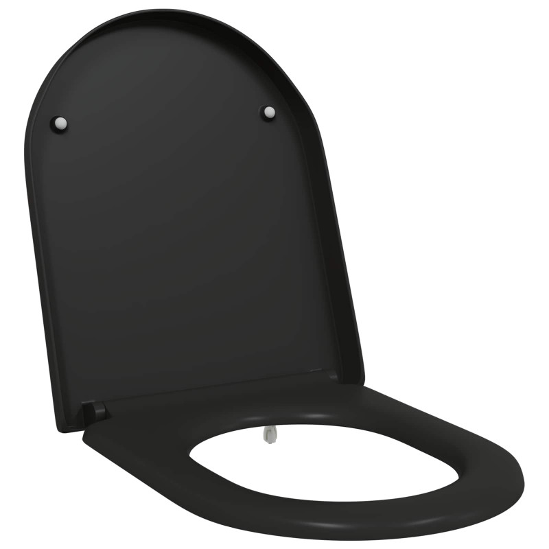Deska toaletowa Czarny 49 x 36 x 4 cm Duroplast