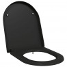 Deska toaletowa Czarny 49 x 36 x 4 cm Duroplast