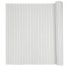 Ogrodzenie Ogrodowe Dwustronne Białe 1,8x5 m PVC