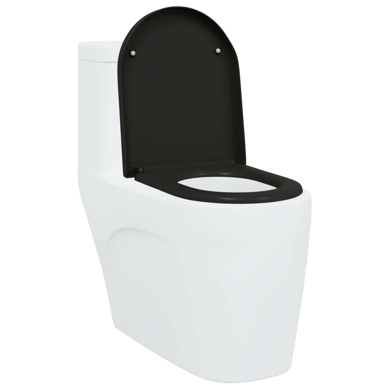 Deska toaletowa Czarny 49 x 36 x 4 cm Duroplast