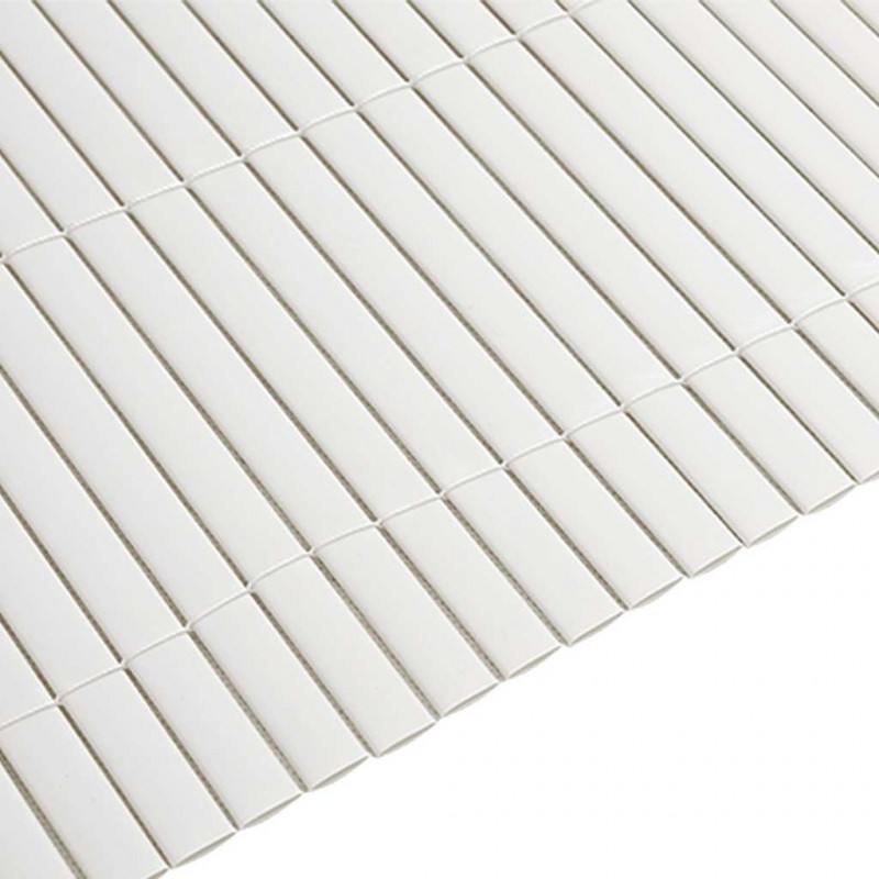 Ogrodzenie Ogrodowe Dwustronne Białe 1,8x5 m PVC