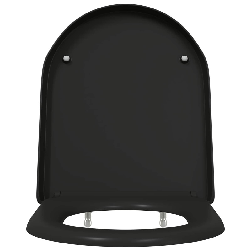 Deska toaletowa Czarny 49 x 36 x 4 cm Duroplast