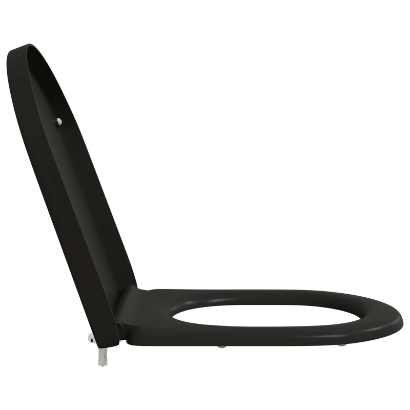 Deska toaletowa Czarny 49 x 36 x 4 cm Duroplast