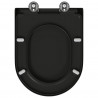 Deska toaletowa Czarny 49 x 36 x 4 cm Duroplast