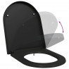 Deska toaletowa Czarny 49 x 36 x 4 cm Duroplast