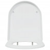 Deska toaletowa Biały 49 x 36 x 4 cm Duroplast