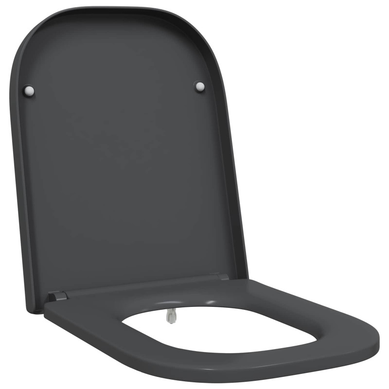 Deska toaletowa Antracyt 47,5 x 35 x 3,6 cm Duroplast