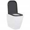 Deska toaletowa Antracyt 47,5 x 35 x 3,6 cm Duroplast