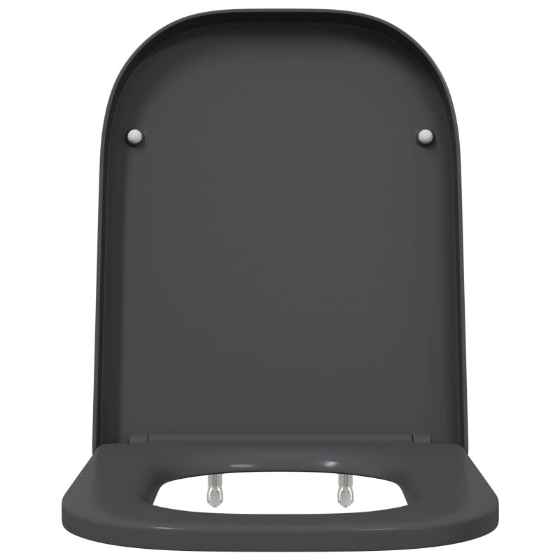 Deska toaletowa Antracyt 47,5 x 35 x 3,6 cm Duroplast