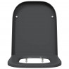 Deska toaletowa Antracyt 47,5 x 35 x 3,6 cm Duroplast