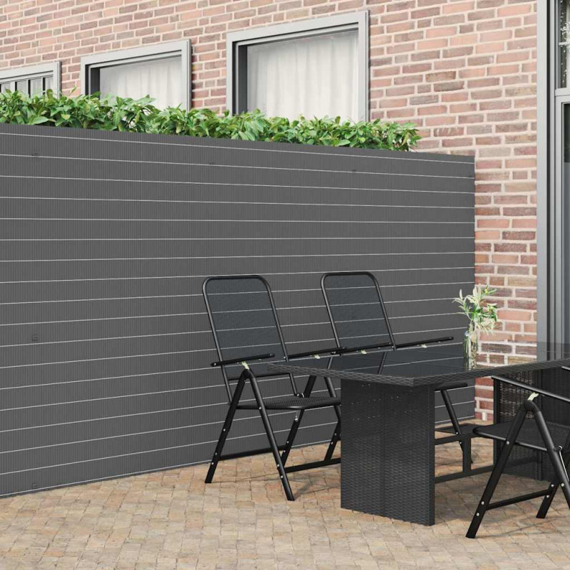 Ogrodzenie dwustronne szare 1,8x5 m PVC