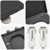 Deska toaletowa Antracyt 47,5 x 35 x 3,6 cm Duroplast