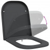 Deska toaletowa Antracyt 47,5 x 35 x 3,6 cm Duroplast
