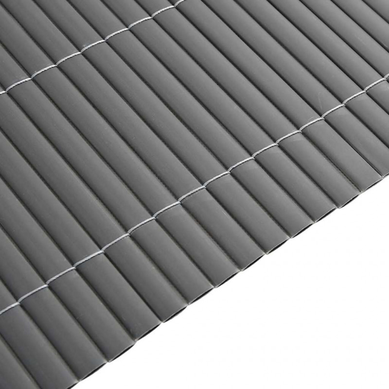 Ogrodzenie dwustronne szare 1,8x5 m PVC