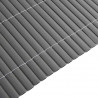 Ogrodzenie dwustronne szare 1,8x5 m PVC