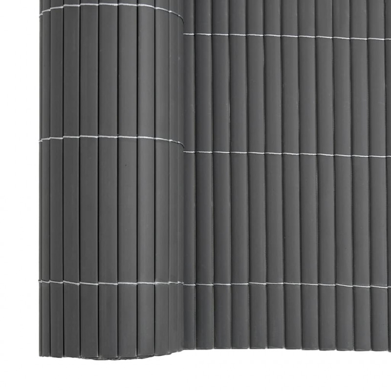 Ogrodzenie dwustronne szare 1,8x5 m PVC