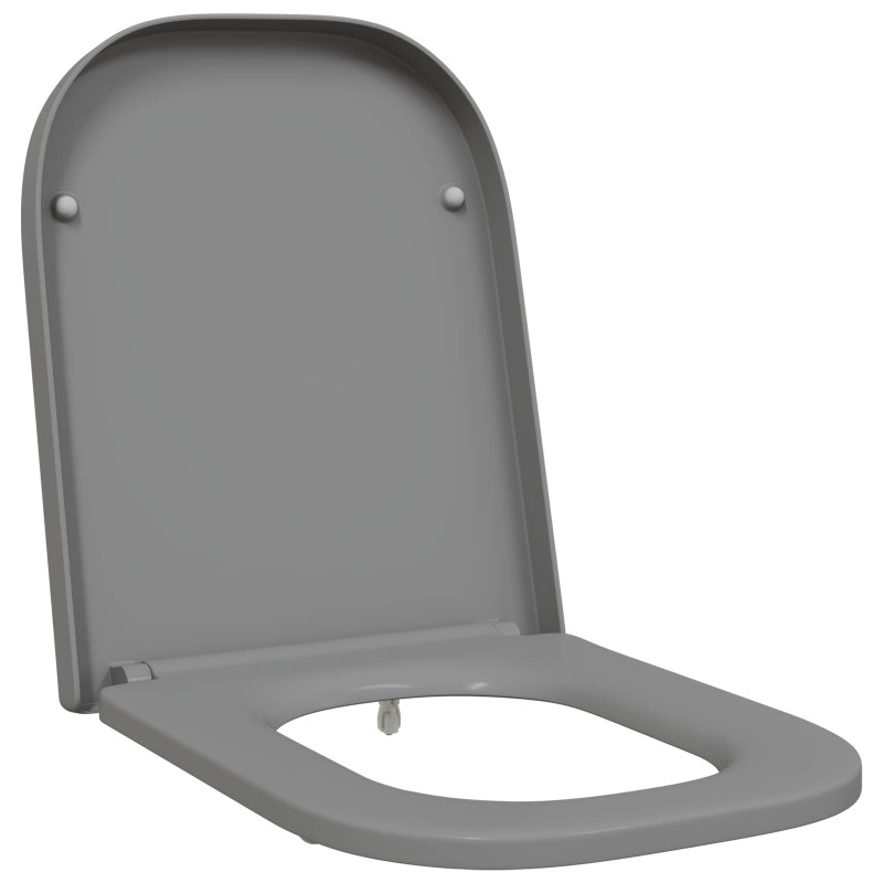 Deska toaletowa Szary 47,5 x 35 x 3,6 cm Duroplast