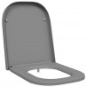 Deska toaletowa Szary 47,5 x 35 x 3,6 cm Duroplast