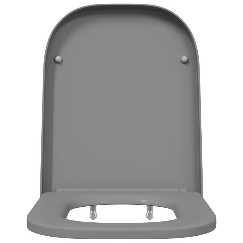 Deska toaletowa Szary 47,5 x 35 x 3,6 cm Duroplast