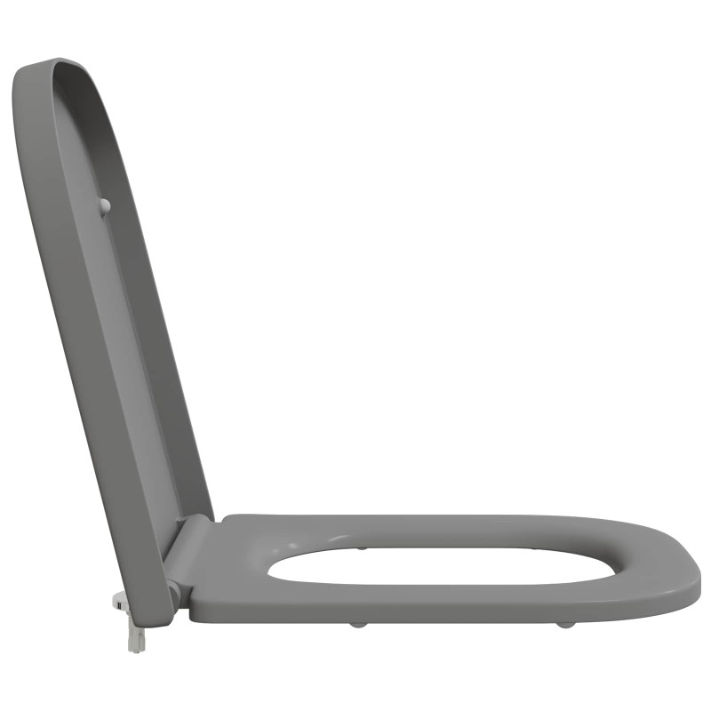 Deska toaletowa Szary 47,5 x 35 x 3,6 cm Duroplast