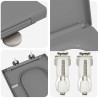 Deska toaletowa Szary 47,5 x 35 x 3,6 cm Duroplast