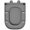 Deska toaletowa Szary 47,5 x 35 x 3,6 cm Duroplast