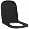 Deska toaletowa Czarny 47,5 x 35 x 3,6 cm Duroplast