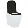 Deska toaletowa Czarny 47,5 x 35 x 3,6 cm Duroplast