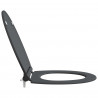 Deska toaletowa Antracyt 47 x 37,5 x 3,8 cm Duroplast