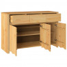 Bufet Drammen Dąb 114 x 43 x 75,5 cm Lite drewno sosnowe