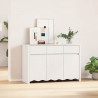 Bufet Drammen Biały 114 x 43 x 75,5 cm Lite drewno sosnowe